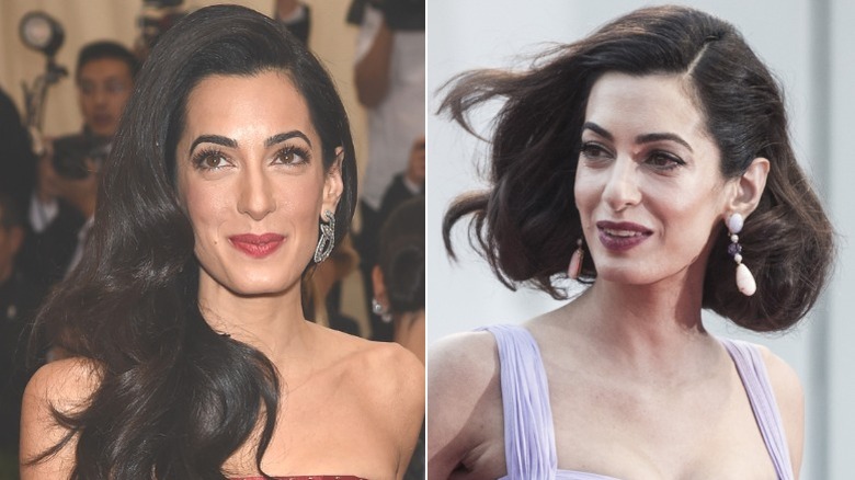 Amal Clooney aparece en la alfombra roja