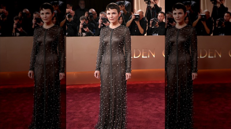 Ginnifer Goodwin en la alfombra roja de los Globos de Oro