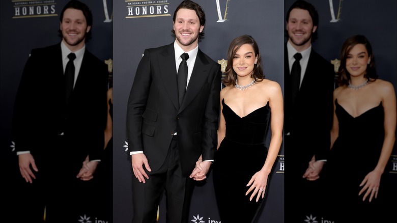 Hailee Steinfeld y Josh Allen en 2025
