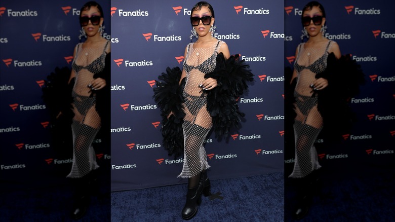 Doja Cat en una fiesta del Super Bowl 2022