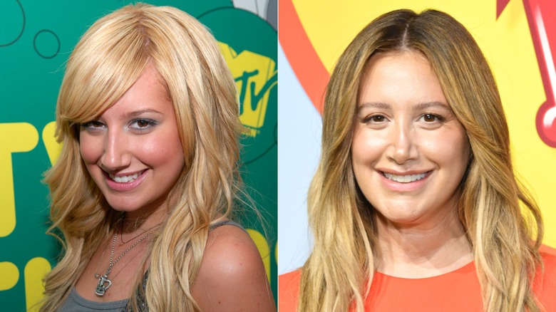 Ashley Tisdale en 2006 y 2025