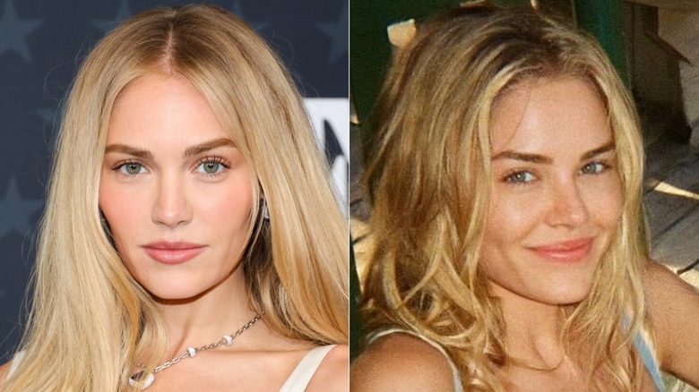 L: Michelle Randolph llega a la 31ª edición de los Critics Choice Awards en Barker Hangar el 4 de enero de 2026
