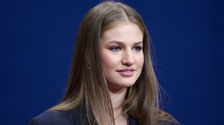 La princesa Leonor de España con el pelo suelto