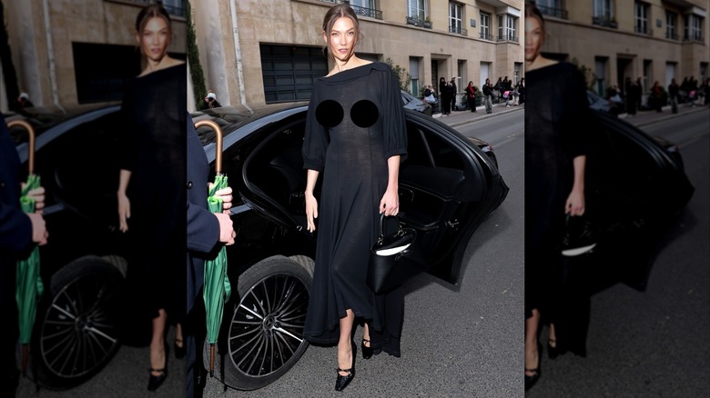 Karlie Kloss en la Semana de la Moda de Alta Costura de París