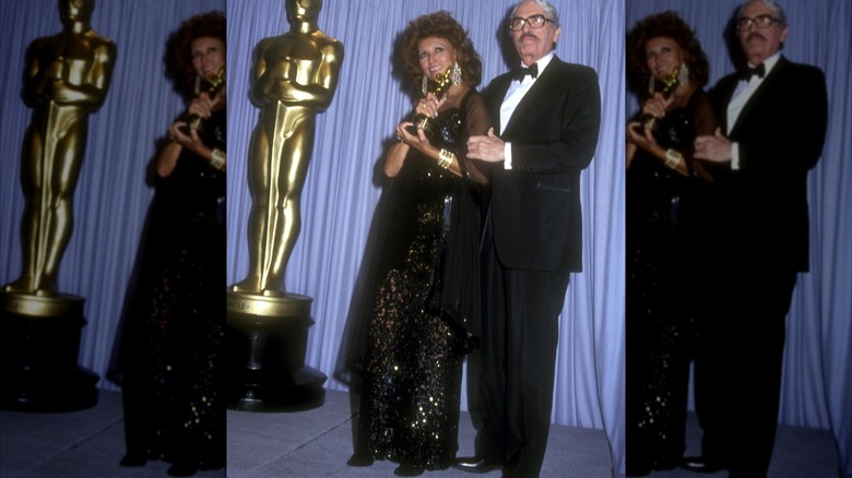 Sophia Loren en los Premios de la Academia de 1991