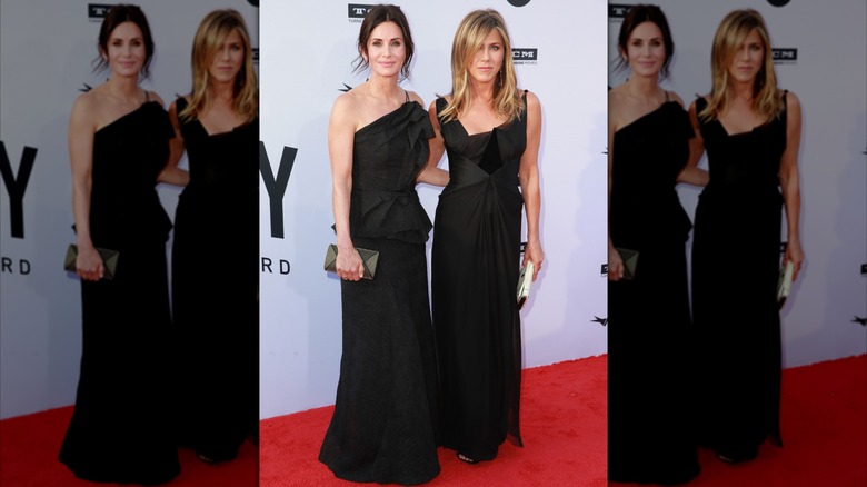 Jennifer Aniston y Courtney Cox en 2018