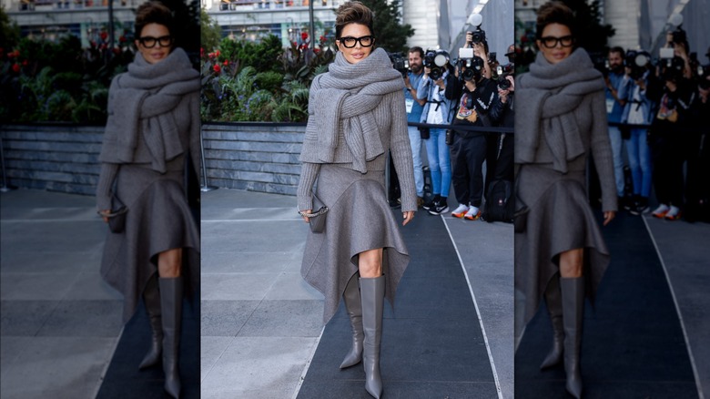 Lisa Rinna durante la Semana de la Moda de Nueva York en 2024