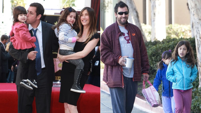 Sadie y Sunny Sandler en 2011 y 2013