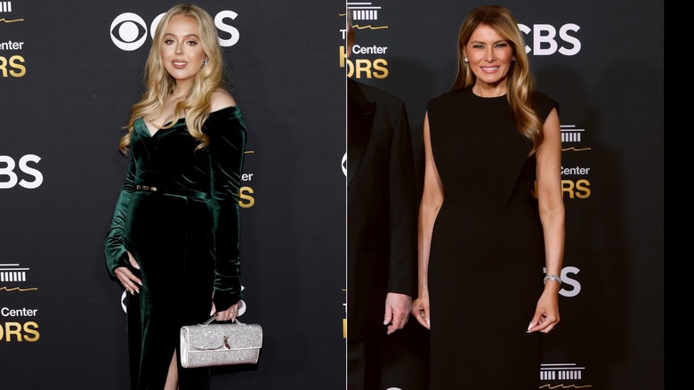 Tiffany Trump y Melania Trump en los premios Kennedy Center Honors 2025