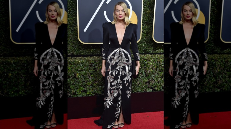 Margot Robbie en los Globos de Oro 2018