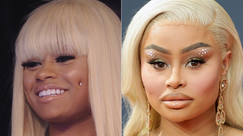 Blac Chyna en 2013 y 2022