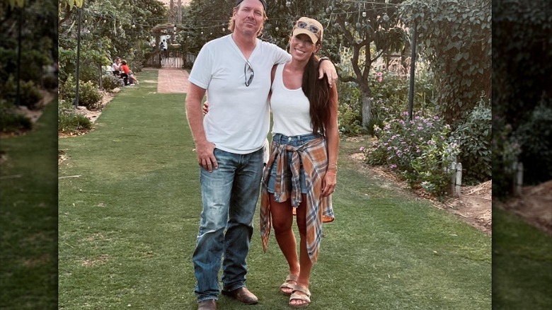 Chip y Joanna Gaines posan juntos