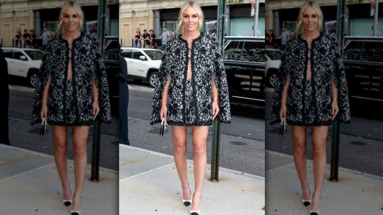 Lindsey Vonn llega a un desfile de moda en Manhattan