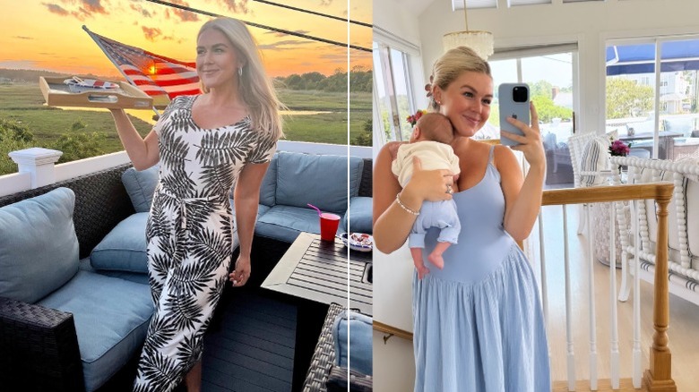 Karoline Leavitt en su casa en North Hampton, NH