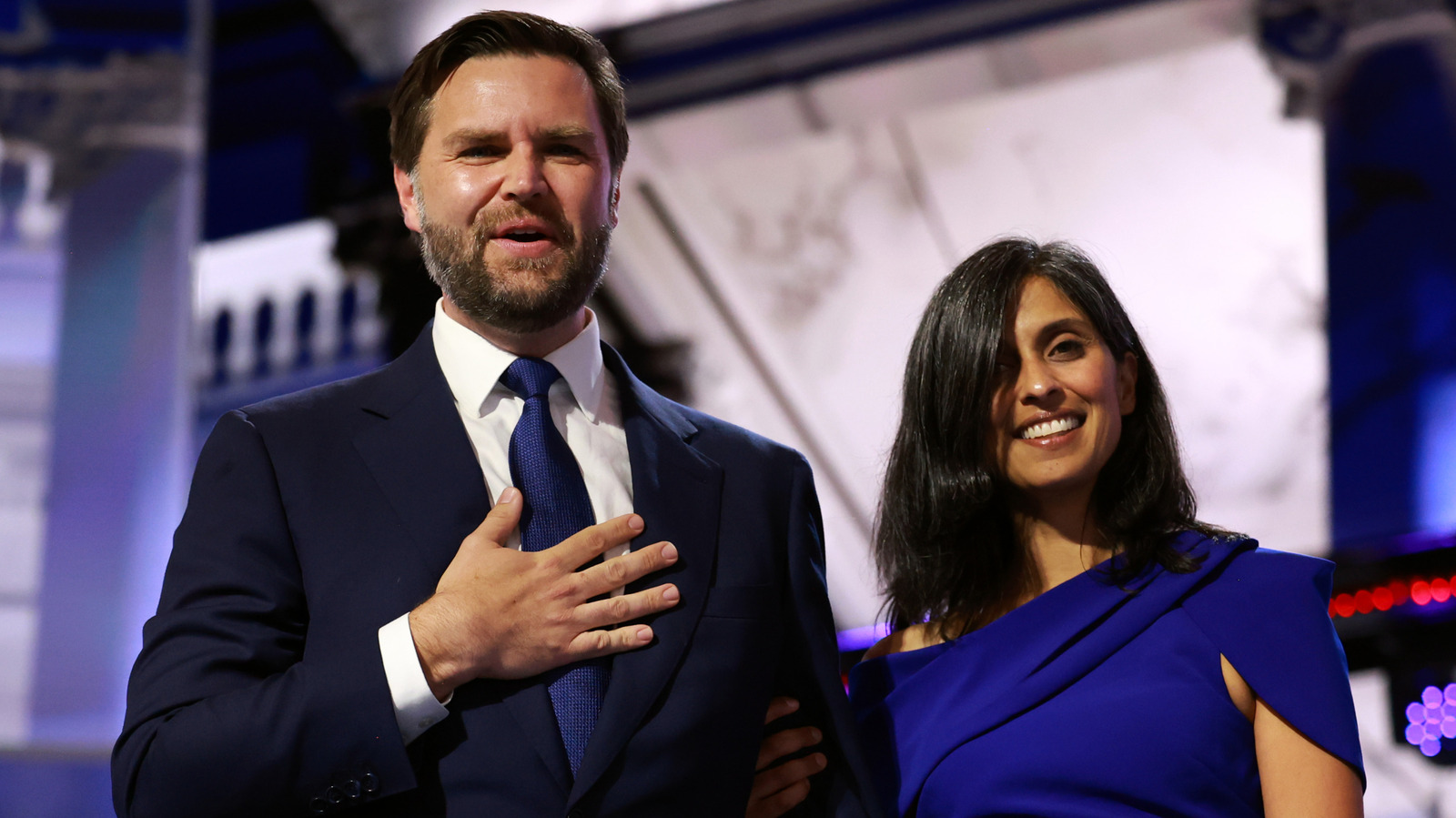 Usha y JD Vance han suscitado rumores de divorcio más de unas cuantas veces