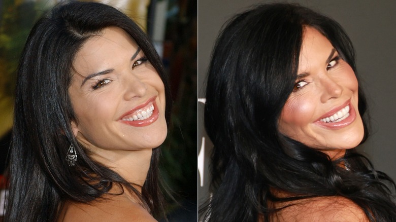 Lauren Sánchez en 2004 y 2023