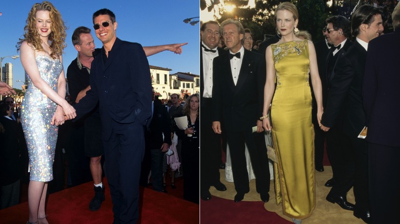 Nicole Kidman en 1995 y 1997