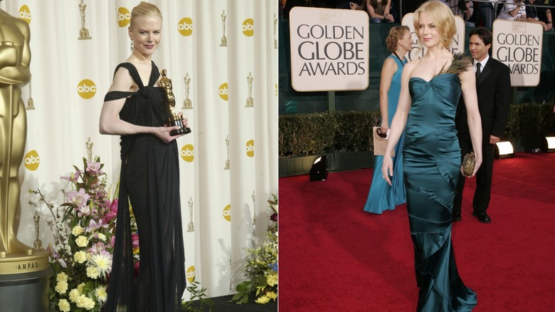 Nicole Kidman en 2003 y 2005