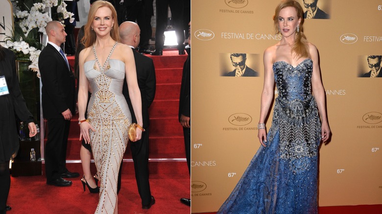 Nicole Kidman en 2012 y 2014