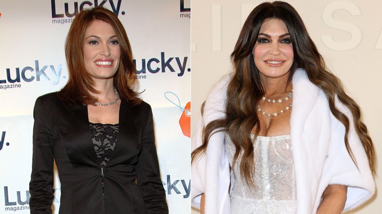 Kimberly Guilfoyle con un corte de hombros plumoso y con sus extensiones onduladas