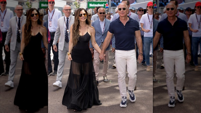 Lauren Sánchez y Jeff Bezos asisten al Gran Premio de Mónaco de F1 el 25 de mayo de 2025 en Montecarlo, Mónaco (2025)