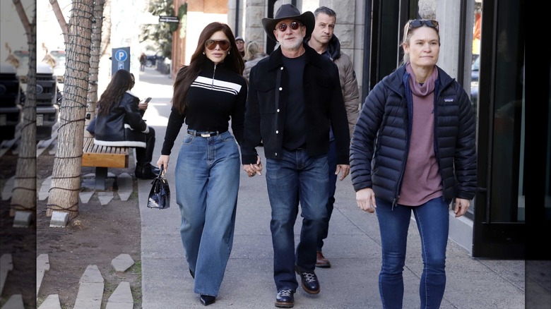 Lauren Sánchez y Jeff Bezos son vistos afuera el 24 de diciembre de 2025 en Aspen, Colorado (2025)