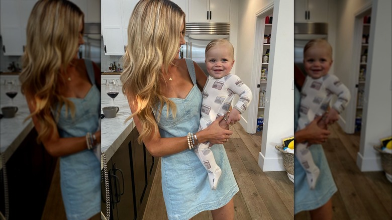 Christina Haack sostiene a su hijo pequeño