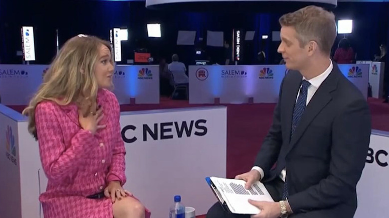 Tricia McLaughlin es entrevistada por Garrett Haake