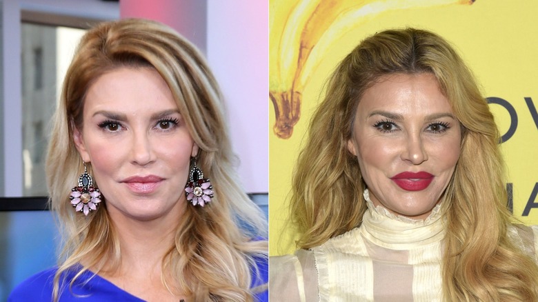 Brandi Glanville con cabello ondulado