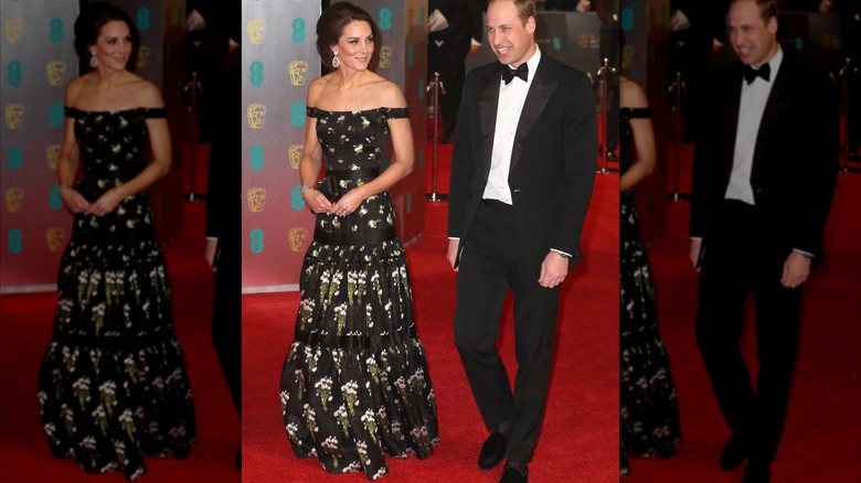 Catalina, duquesa de Cambridge y el príncipe Guillermo, duque de Cambridge, asisten a la 70ª edición de los Premios de Cine de la Academia Británica de EE (BAFTA) en el Royal Albert Hall el 12 de febrero de 2017 en Londres, Inglaterra