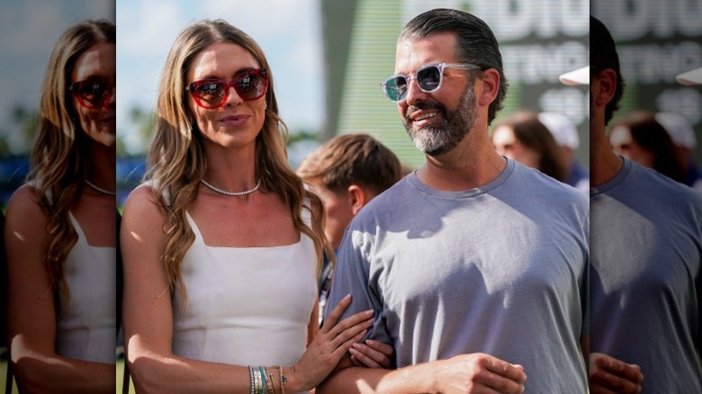 Bettina Anderson se aferra a su socio Donald Trump Jr.