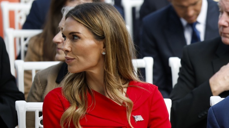 Bettina Anderson asiste a un evento con Donald Trump Jr.