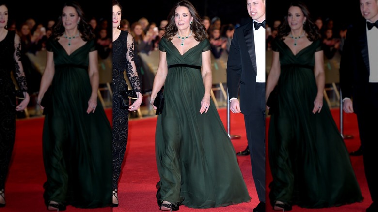Catherine, duquesa de Cambridge, asiste a los EE British Academy Film Awards (BAFTA) celebrados en el Royal Albert Hall el 18 de febrero de 2018.