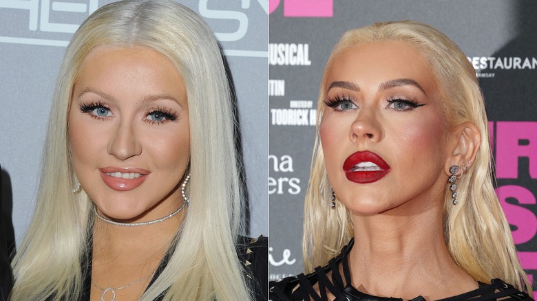 Cristina Aguilera en 2016 y 2025