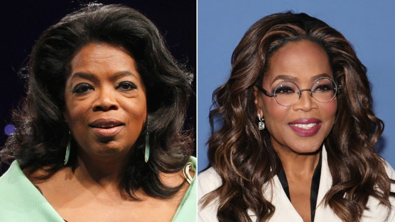 Oprah Winfrey en 2012 y 2025