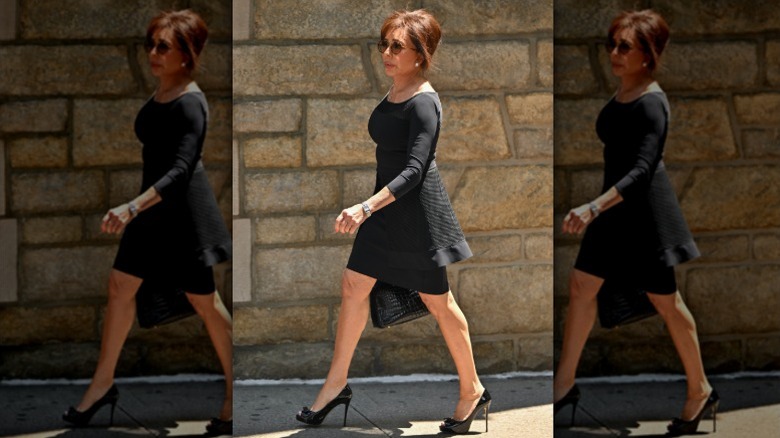 Jeanine Pirro asistió al funeral de Ivana Trump