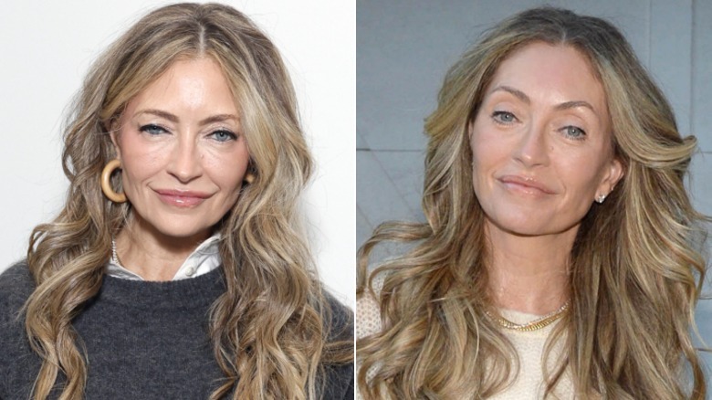 Una foto de antes y después de la transformación de la cirugía plástica de Rebecca Gayheart