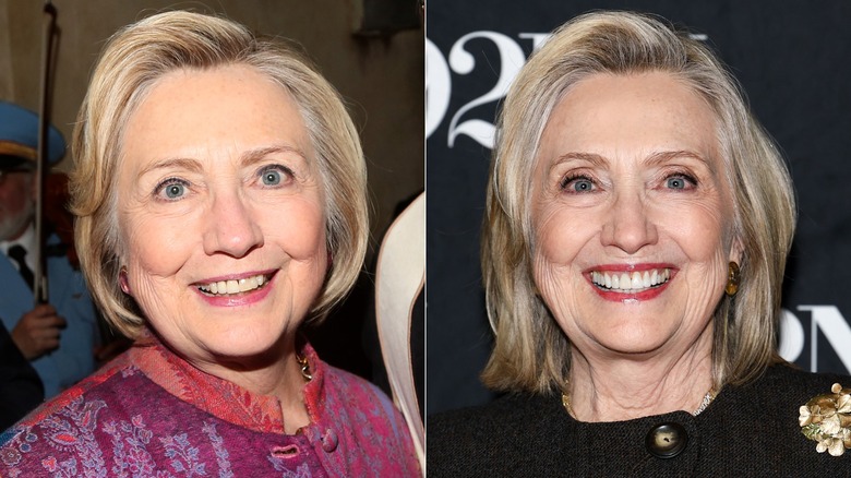 Hillary Clinton en 2017 y 2025