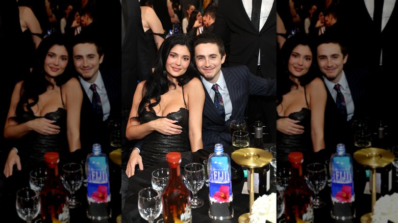 Kylie Jenner y Timothée Chalamet juntos en los Critics Choice Awards