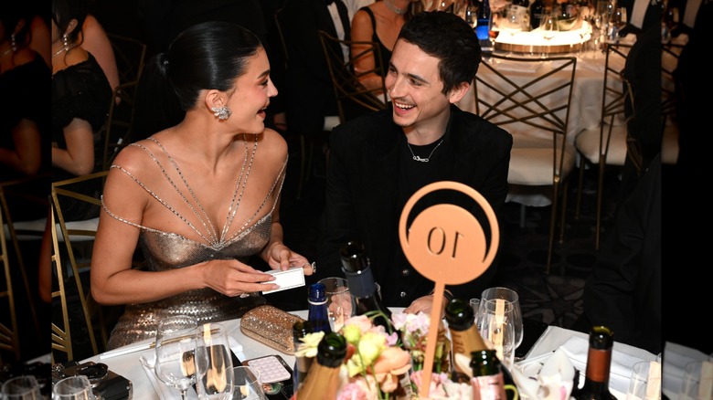 Kylie Jenner y Timothée Chalamet rieron juntos en los Globos de Oro 2026