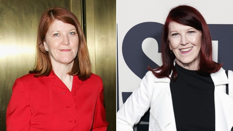 Kate Flannery en 2005 y en 2025