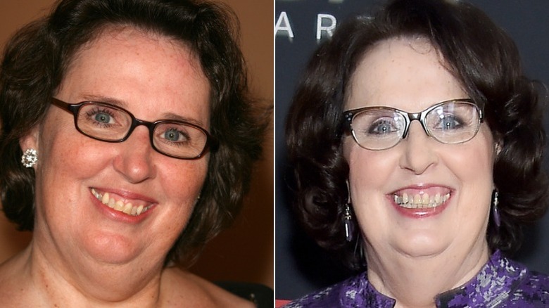 Phyllis Smith sonríe ante los eventos de 2005 y 2019