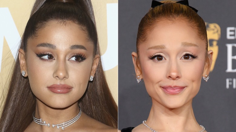 Ariana Grande en 2018 y 2025
