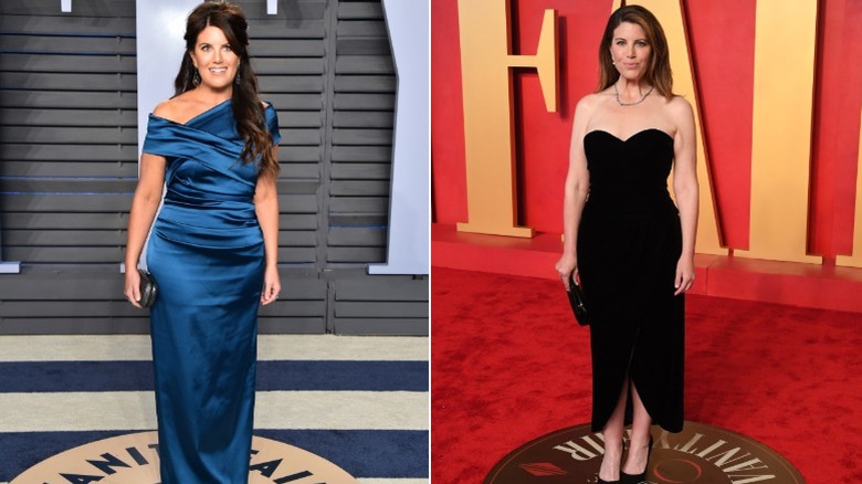 Monica Lewinsky en la fiesta posterior a los Oscar de Vanity Fair en 2018 y 2024