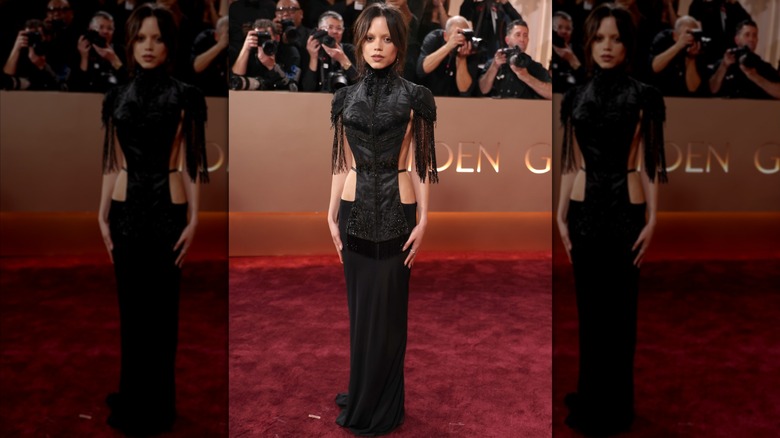 Jenna Ortega en los Globos de Oro 2026
