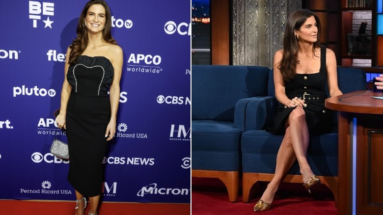 Kaitlan Collins en la Casa Blanca y filmando con Stephen Colbert