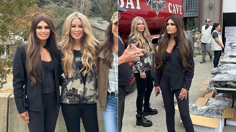 Kimberly guilfoyle con leggings negros y ropa deportiva