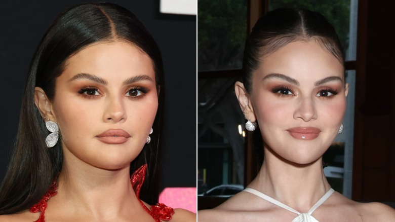 Fotos lado a lado que muestran la pérdida de peso de Selena Gomez