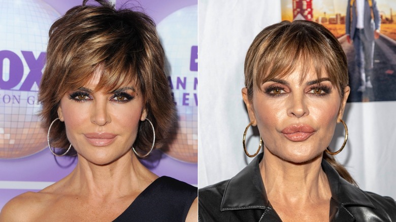 Lisa Rinna en 2015 y 2019