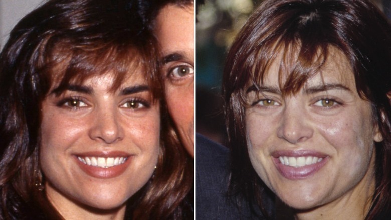 Lisa Rinna en 1989 y 1992